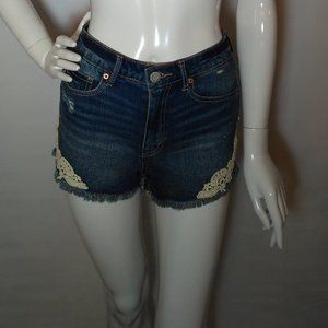 Aeropostale High Waisted Jean Shorts